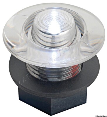 Osculati Watertight Clear Polycarbonate White LED Courtesy Light 12V 1.2W