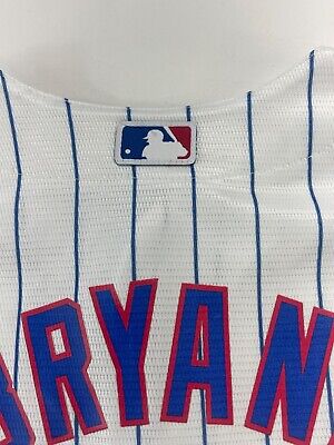 Youth Majestic Chicago Cubs #17 Kris Bryant Authentic Grey Road