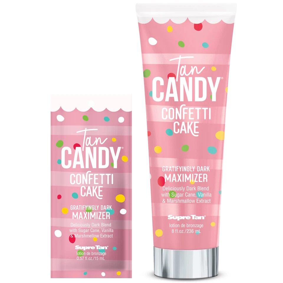 Supre Tan Candy Confetti Cake Maximser Accelerator sunbed tanning lotion cream