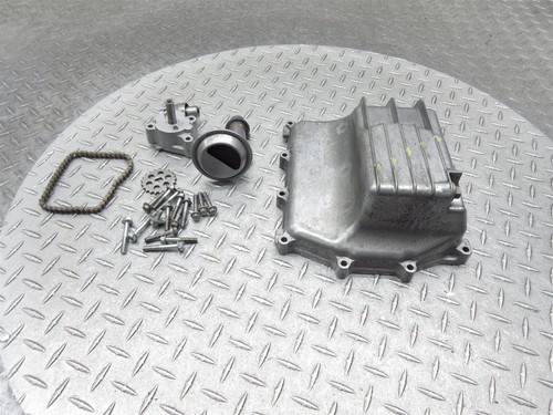 2004 02-06 Honda RC51 RVT1000 SP2 Oil Pan Sump Pump Engine Belly Lower Cover Lot - Picture 2 of 11