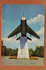 Ukraine Zaporozhye Monument to Soviet pilots USSR Russian postcard GOZNAK 1980✈️