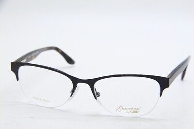 NEW EMOZIONI BY SAFILO EM 4370 WR7 BLACK HAVANA BROWN AUTHENTIC EYEGLASSES 51-17