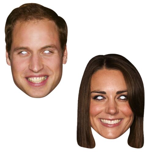 GB Great Britain Royal Baby Wedding Family Party Celebrity Face Masks Duchess - Picture 1 of 4