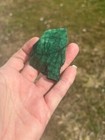 Natural certified 190.00 TCW Green Emerald Rough cut — photo 7