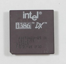 386 CPU - Intel i386 A80386DX-25 - SX543 - 80386 - TESTED - NO TARIFF