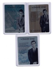 2019 TWILIGHT ZONE ROD SERLING EDITION 3-CARD METAL CASE-TOPPER SET (M1-M3)