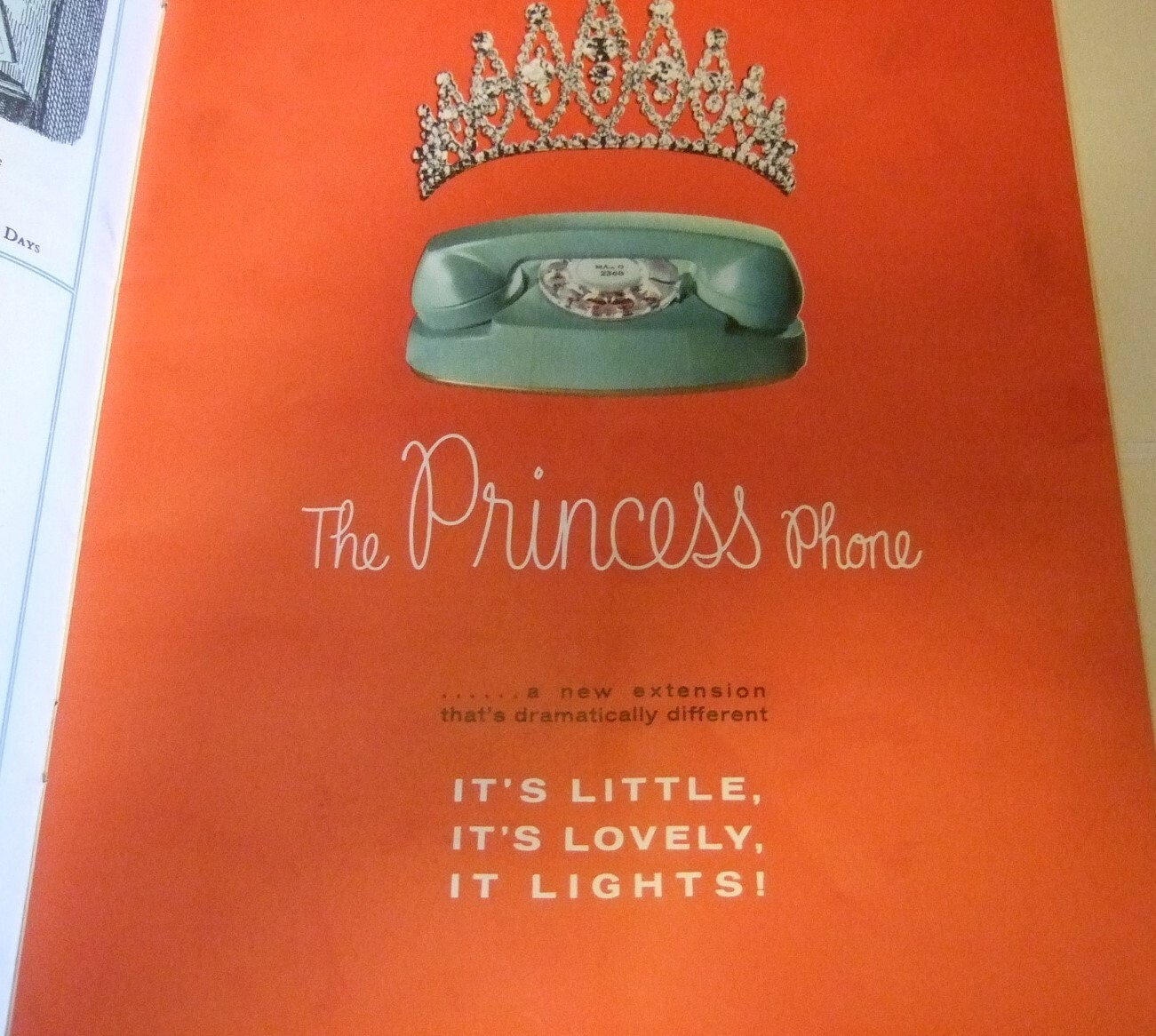 Telephone Almanac The Princess Phone 1960
