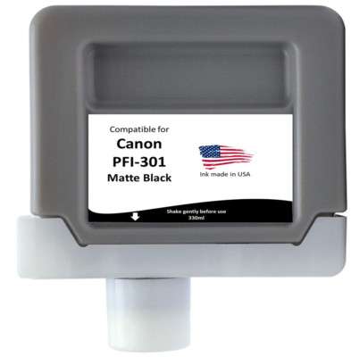 Non-OEM  Canon PFI-301MBK PFI-301 Matte  Black 330ml iPF8000/8000S, 9000/9000S