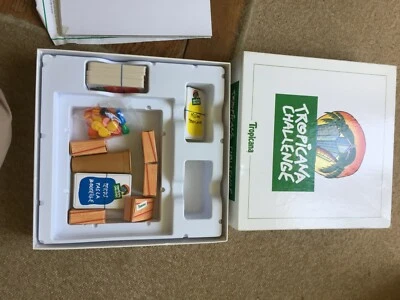 JEU DE SOCIETE PUBLICITAIRE TROPICANA CHALLENGE manque mini verre - Photo 1/3