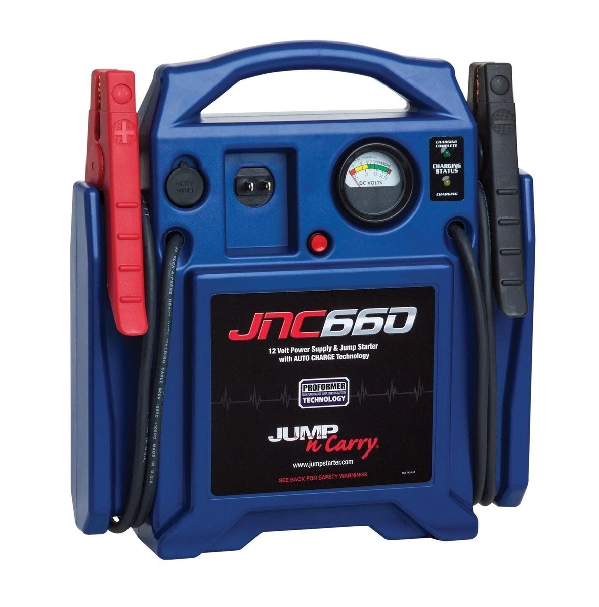 Portable JNC660 Battery Booster Pack Charger Power Jump Starter Box Heavy  Duty!