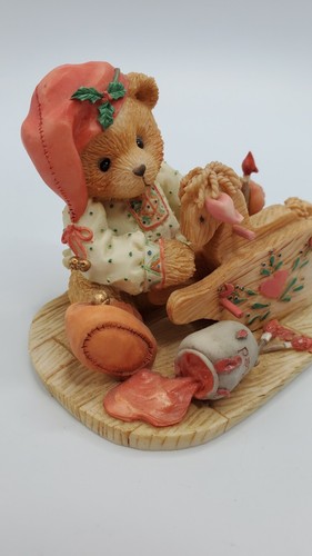 Cherished Teddies 141127 Ginger Painting your holidays with love elf horse bear - Picture 11 of 12