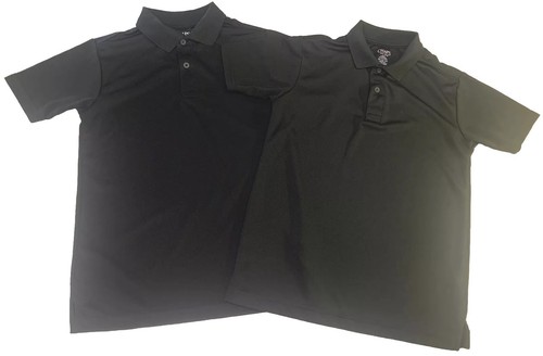 CHAPS Approved Schoolwear~Lot of 2~Boy’s Short Sleeve Polo Shirts~Size M (10-12) - Picture 2 of 5