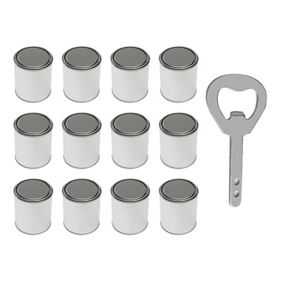 12Pcs Storage Containers Sealing Empty Cans Tin Paint Buckets Leak-proof New
