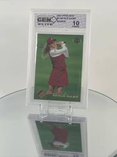 🔥 2003 Upper Deck #53 Natalie Gulbis Rookie RC - GEM Elite 10 Pristine! 🔥