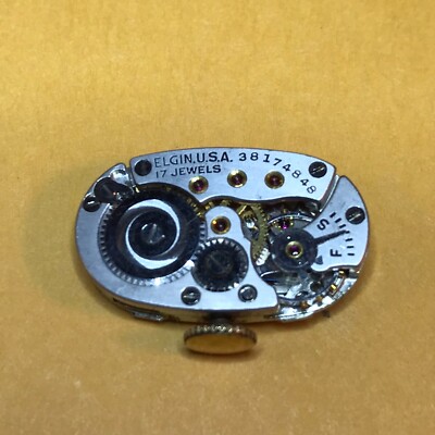 1939 Elgin Grade 533 Serial #38174848 Original Watch Parts / Choose From List
