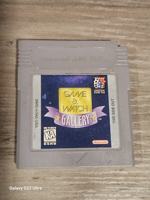 Game & Watch Gallery 4 Games In 1  Nintendo Game Boy Cartridge 