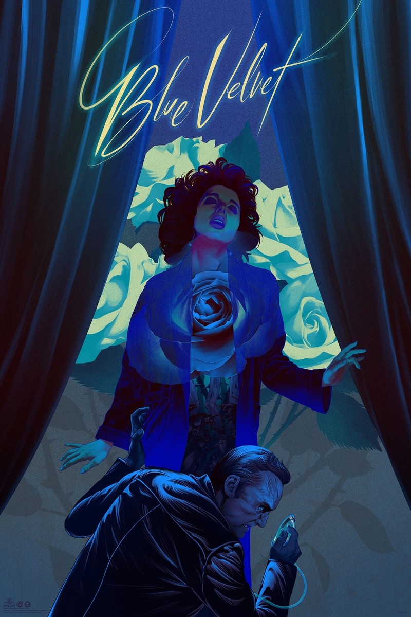 Blue Velvet Variant by Kevin Tong Ltd Edition x/125 Screen Print