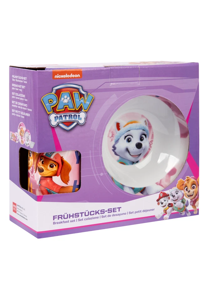 Paw Patrol Frühstücksset für Kinder - 3-teilig aus Porzellan - Bild 2 von 4