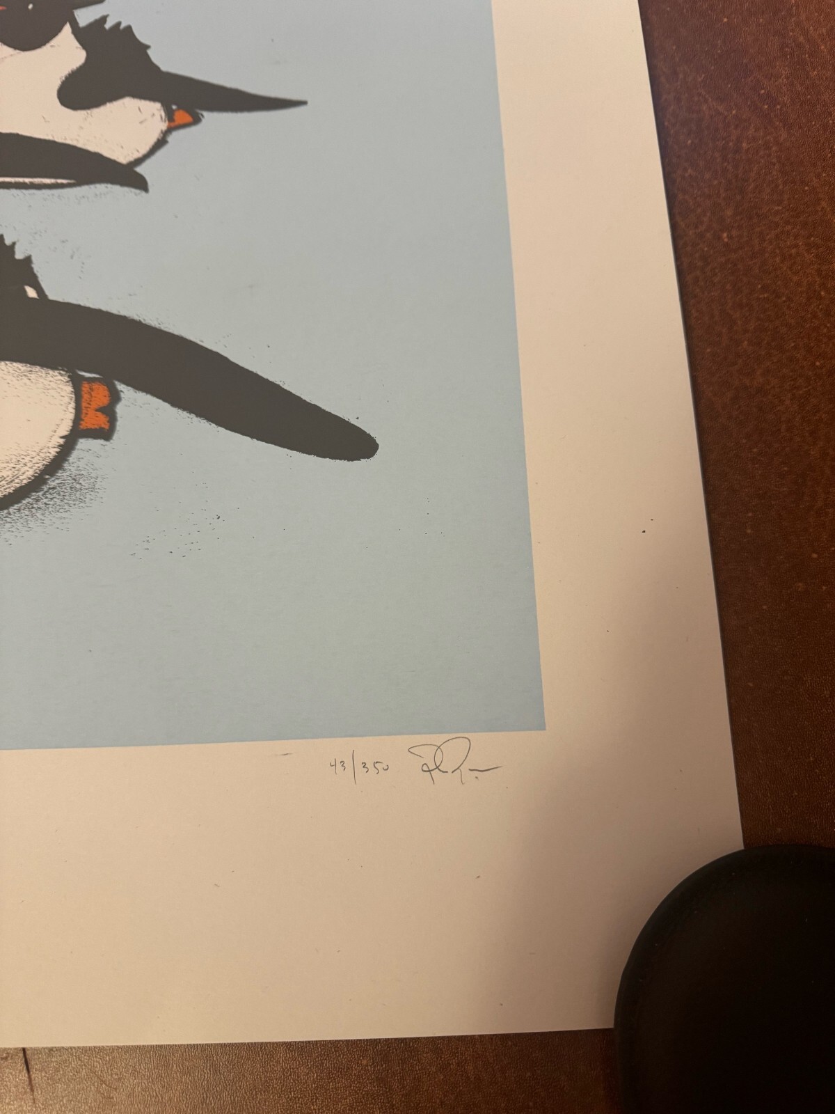 Jay Ryan Our Is Blue Penguin Poster 2008 Art Print BBC