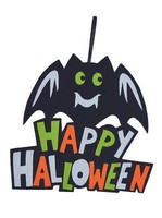 Mottoland 642200 - Fledermaus Halloween Dekoration Aus Filz * Fenster Deko