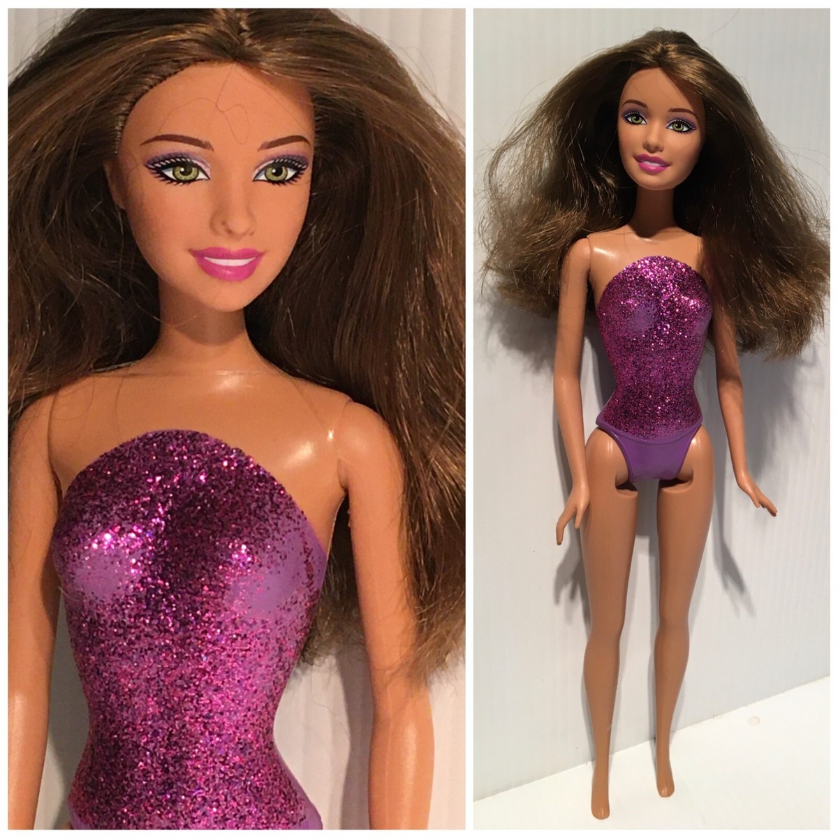 BARBIE SPARKLE PRINCESS TERESA DOLL 2010 T7592 Purple