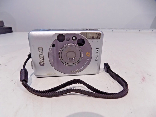 Vintage Canon IXUS L-1 analoge Kompaktkamera 26 mm UNGETESTET Verkauf als ERSATZTEILE/TEILE