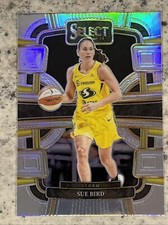 2024 Panini Select WNBA Sue Bird Concourse Silver Prizm Card-#30 Seattle Storm