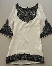 Alice + Olivia Black And White Womens Dress Size XS