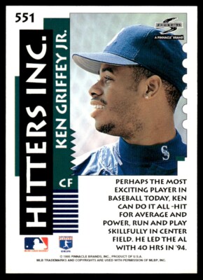1995 Score Baseball Ken Griffey Jr. Mariners #551 | eBay