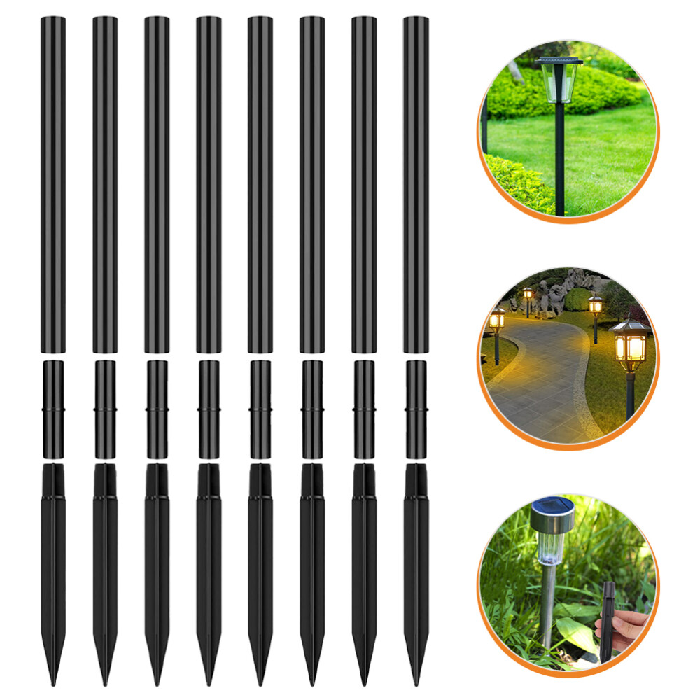 8-Pack Tall Landscape Light Ground Stakes Outdoor Lamp Post Pile Replacement
