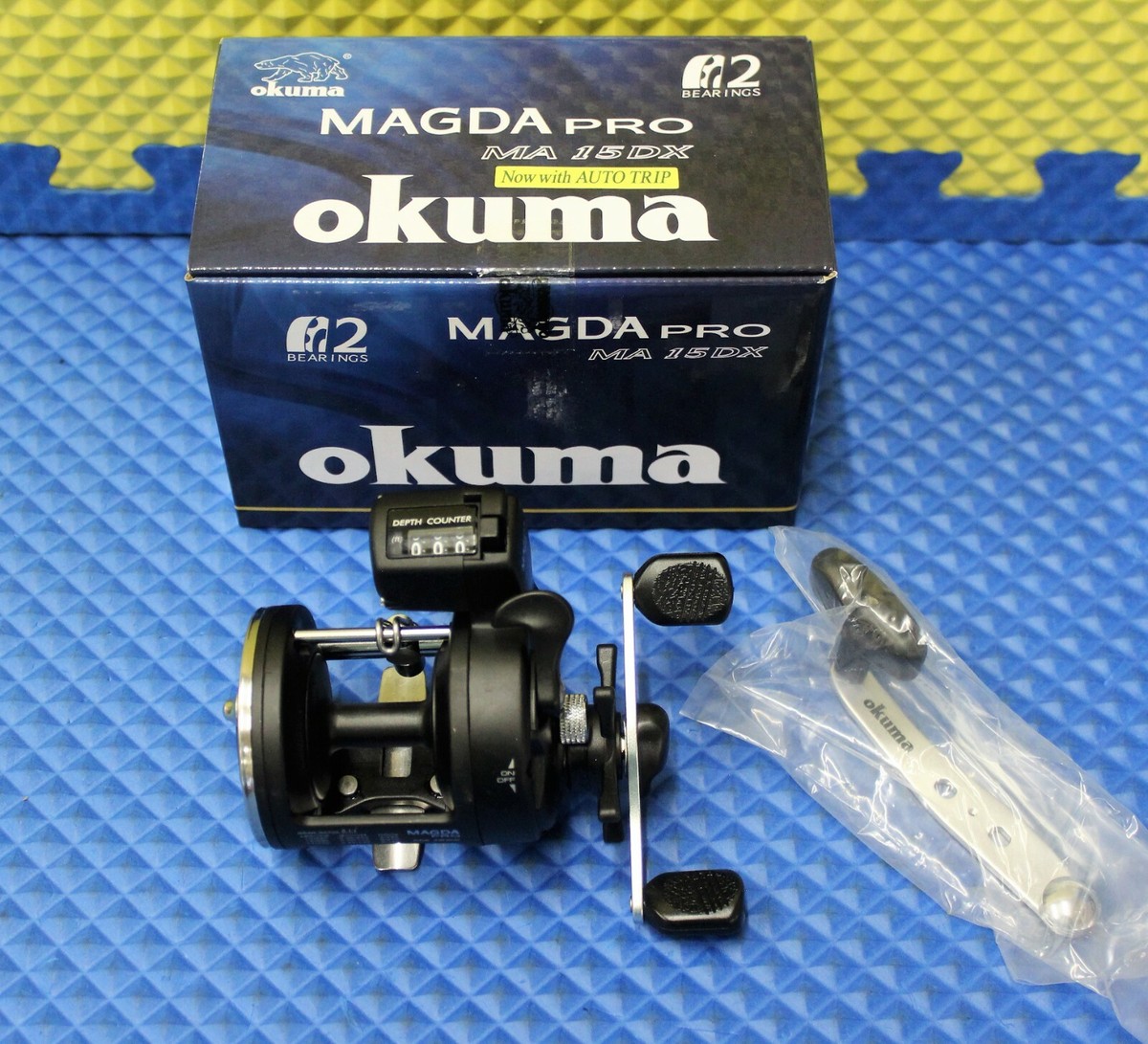 okuma 15dx reel Magda Pro Line Counter Levelwind Trolling Reel, Small, Black/Silver, MA-15DX: Buy Online at Best Price in Egypt all models Okuma New Magda Pro DXT