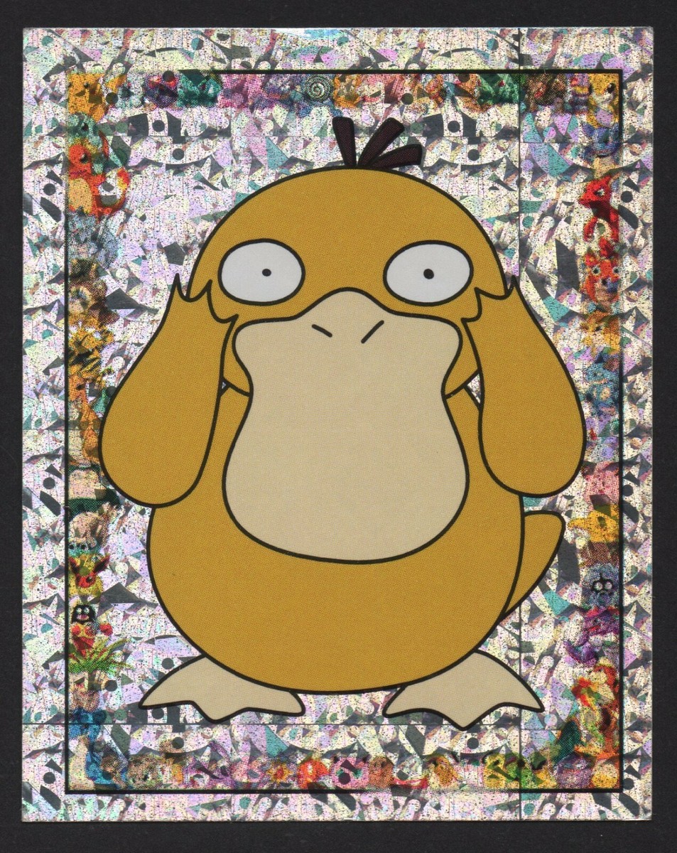 PSYDUCK STICKER #S10 POKEMON SERIE 1 COLLECTION MERLIN 1999