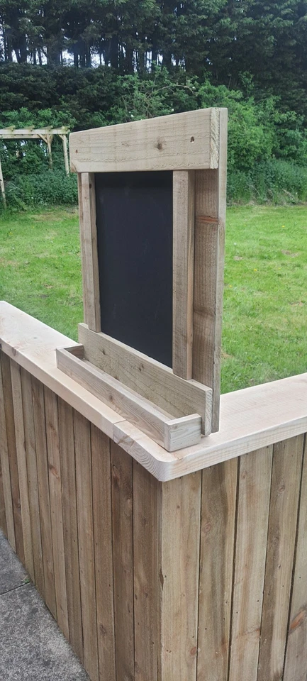 rustic chalk board - Image 2 of 2