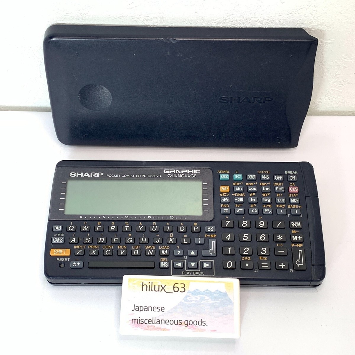 SHARP Pocket computer PC G850VS vintage Function Calculator SHARP Pocket computer PC G850VS vintage Function Calculator