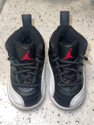 Jordan 12's  Taxi  Size: 4c; Pre-owned: washed and cleaned
