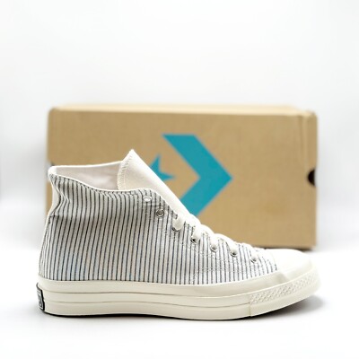 Black And White Striped High Top Converse *NEW* Unisex Converse