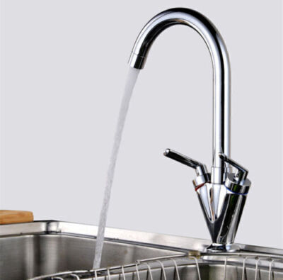 Armatur Küche Ausgußbecken Zweigriff Wasserhahn Mischer Wandarmatur Spültisch
