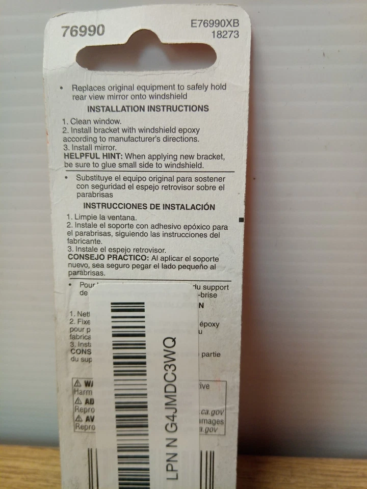 Dorman 76990 Mirror Brackets - Rear View Fits Ford, GM, & Honda models - Image 3 of 4