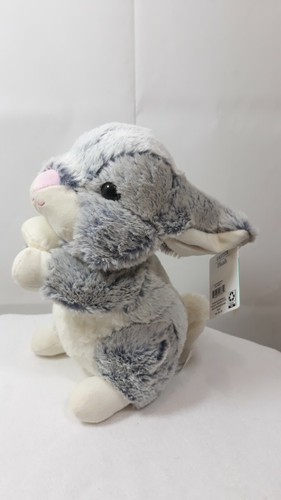 Way To Celebrate Gray Standing Bunny Rabbit Soft Stuffed Plush Toy Animal - Picture 7 of 12