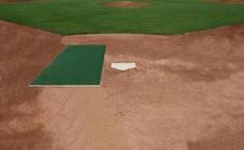 4 ftx 6ft Green Baseball Softball Hitting Stance Batting Practice Cage Field Mat