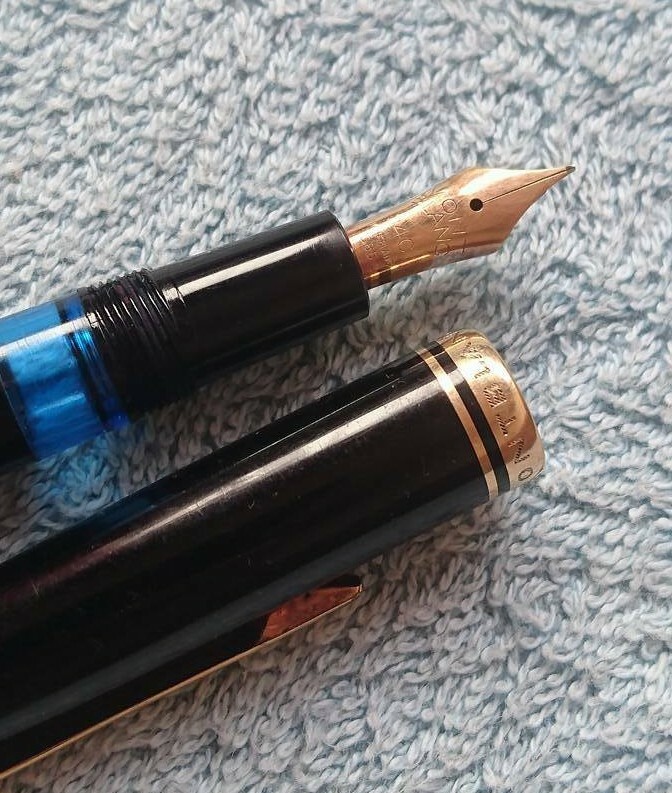 🔴MONTBLANC 264 FOUNTAIN PEN 14 Carat Gold FLEX Nib 585 F 鋼筆