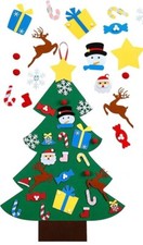 New- Felt Christmas Tree Kit, Home Party DIY Christmas Decoration Gifts for Kids