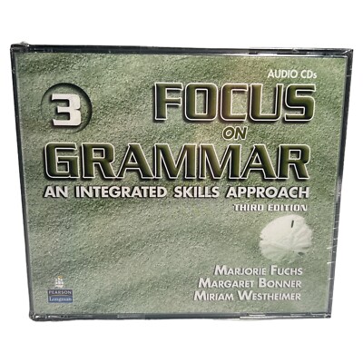 FOCUS ON GRAMMAR 3 AN INTEGRATED SKILLS APPROACH THIRD EDITION AUDIO 3-CD NEW