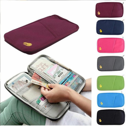 Travel Passport Credit Card Cash Document Wallet Purse ID Holder Bag Organizer - 第 2/17 張圖片