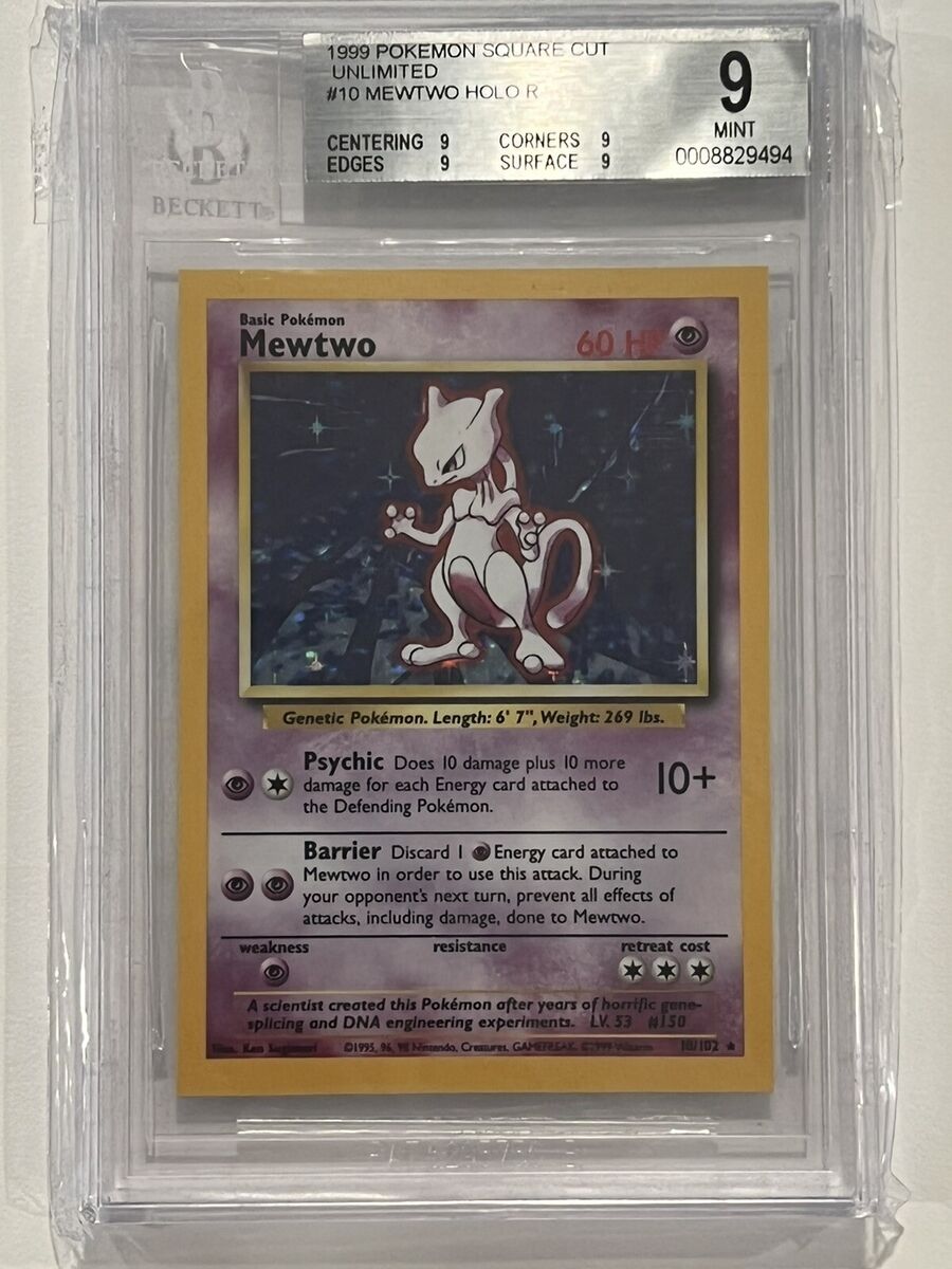 Check the actual price of your Mewtwo 10/102 Pokemon card