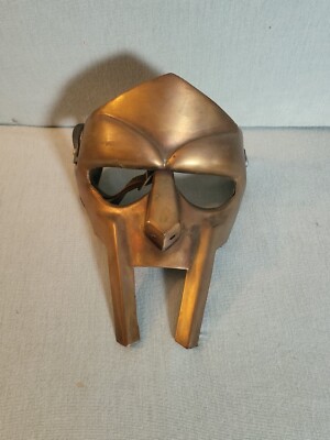 2 Mask MF Doom Daniel Dumile memorable face mask Gold Gladiator