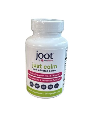 Just Calm - Joot By Just Thrive ~Manage stress & Drive brain function 30 Capsule