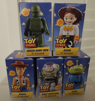 Medicom Toy Disney Pixar Toy Story Kubrick Figure Set (5pcs) Brand New / Sealed