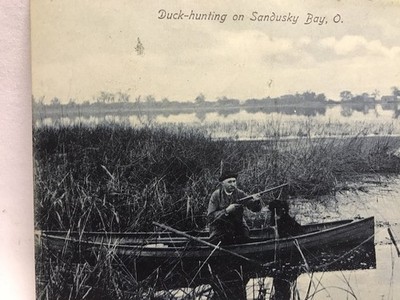 1907 Duck Hunting Shooting On Sandusky Bay At Biemiller s Cove Cedar Point Ohio