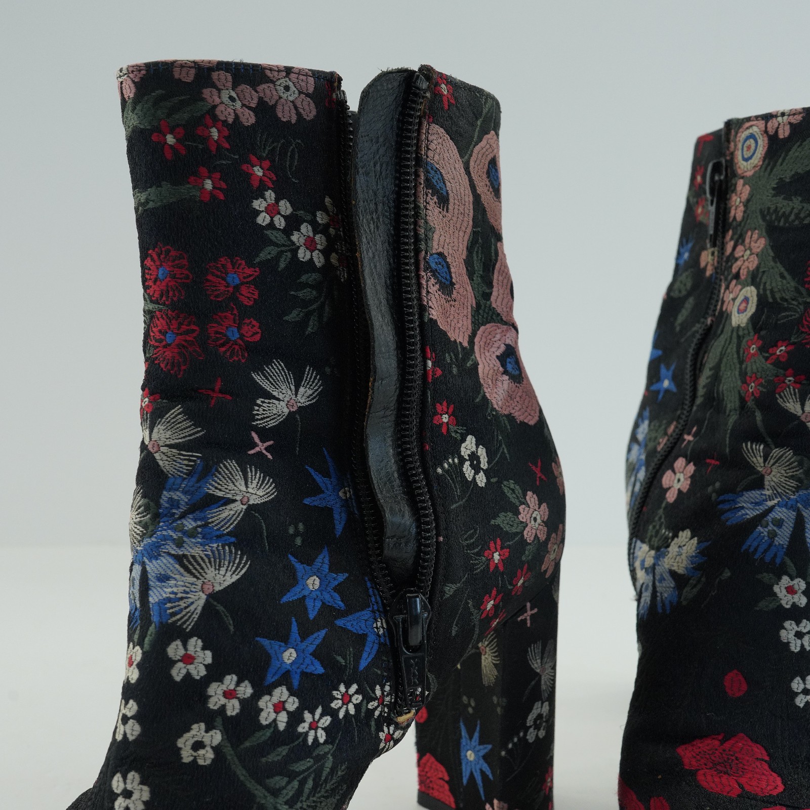 Valentino Garavani Floral Printed Ankle Boots Embroidered Women Multicol Size 37 thumbnail 9